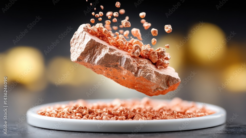 The rising demand for copper and its increasing prices. Copper production sources and manufacturing for use in industrial products. Import and export activities.