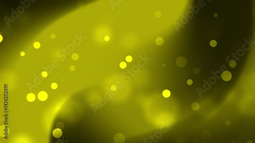 Wallpaper Mural Abstract yellow circles on a yellow and black background, ideal for graphic design projects or vibrant backgrounds with a modern aesthetic. Great for digital art and presentations, animated background Torontodigital.ca