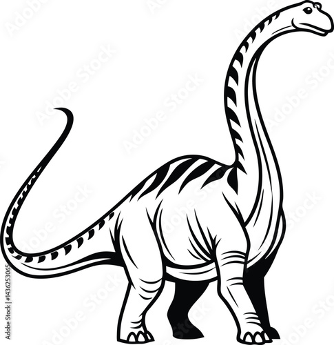 Apatosaurus Tyrannosaurus rex dinosaur vector illustration and dinosaur vector illustration and Vector apatosaurus dinosaur