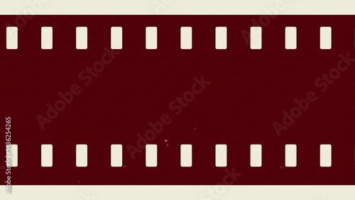 Old film tape overlay with vintage Super 8mm effect. Retro negative grunge background, film strip texture, high quality 4K footage for nostalgic video and photo projects