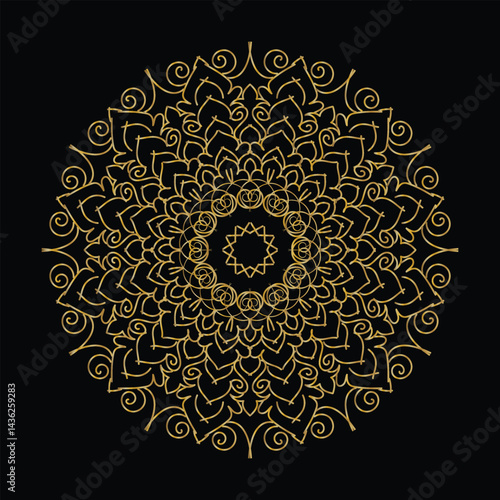Luxury Golden Mandala Design Background