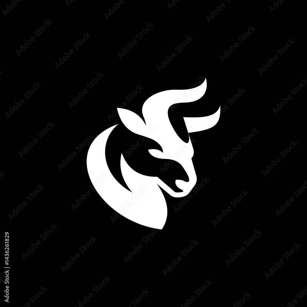 Fototapeta premium bull logo