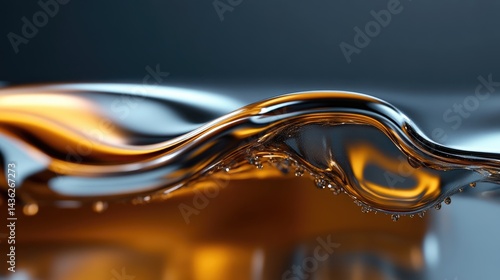 Abstract Liquid Wave