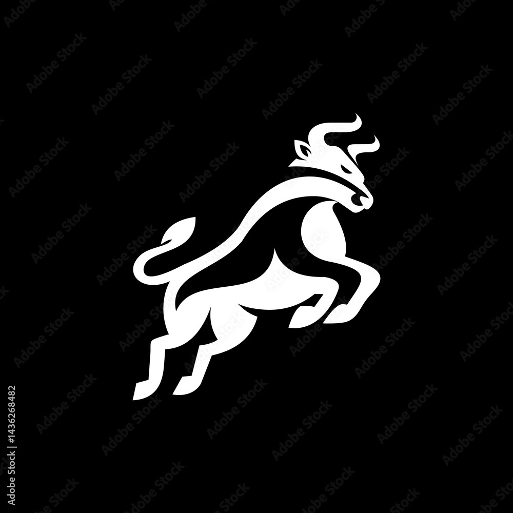 Obraz premium bull logo