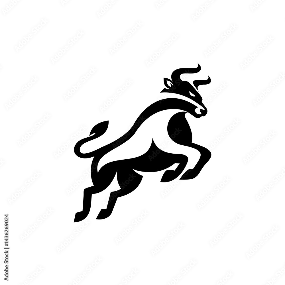 Obraz premium bull logo