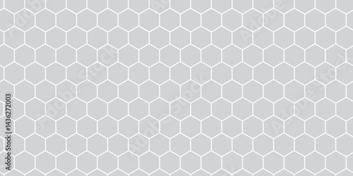 Honeycomb pattern with hexagon mesh. Texture bee comb grid. Flat vector illustration isolated on white background.