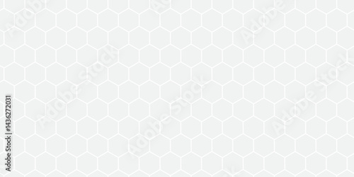 Honeycomb pattern with hexagon mesh. Texture bee comb grid. Flat vector illustration isolated on white background.