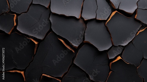 Obraz na płótnie Close-up of high-contrast hammertone powder-coated metal texture with dark aluminum stucco surface and rugged industrial finish w salonie