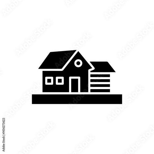Detached Villa with Wide Lawn Icon