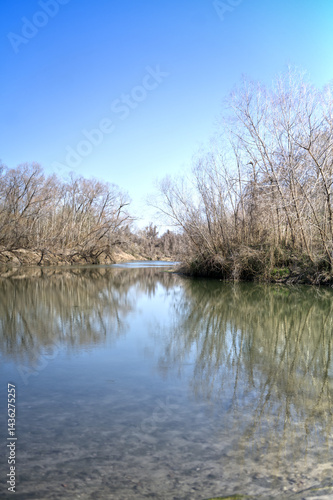 Guadalupe River – Serene Winter Reflections