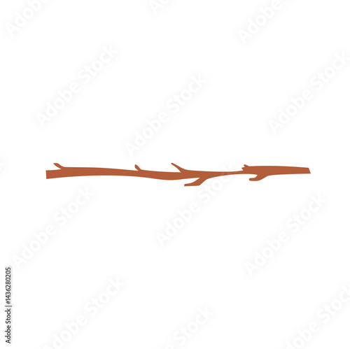Dry tree branches illustration 