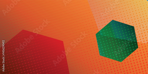 Geometry shaped podium for beauty products against colored background