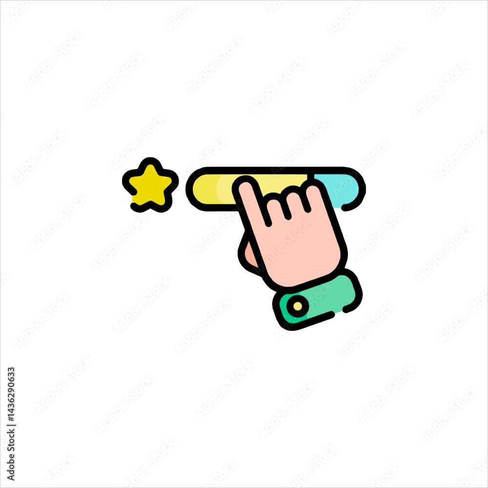 Fototapeta premium hand holding a sign