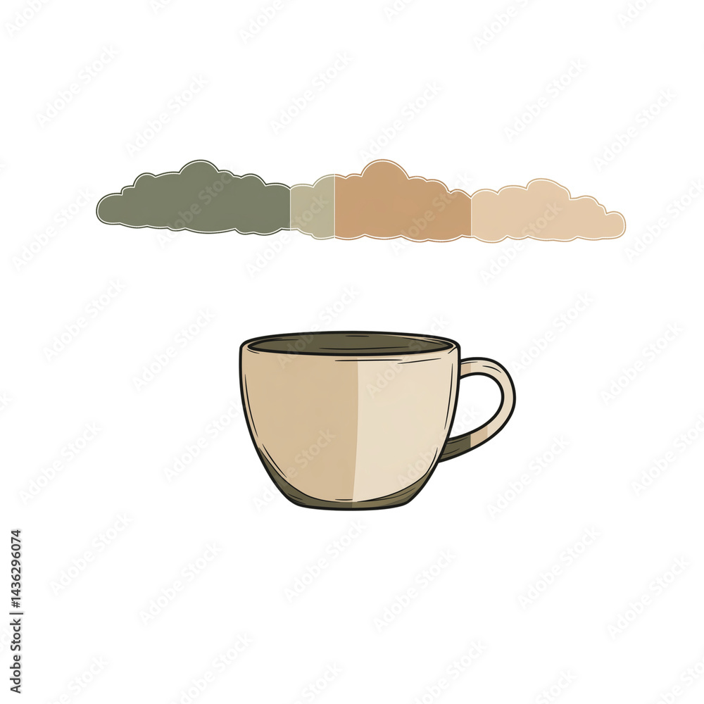 Obraz premium Boho Coffee Dreams Artwork - 52