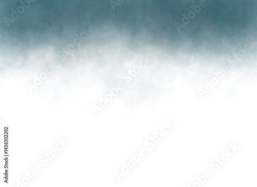 blue fog, blue smoke or dark blue clouds on a transparent white background, suitable for cloudy effects, cloudy smoke