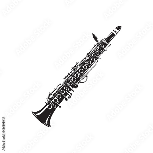 Deep Voices of Woodwind: A Captivating Collection of Bassoon Vector Silhouettes Showcasing the Unique Shape, Rich Tones, and Classical Charm of This Timeless Musical Instrument.