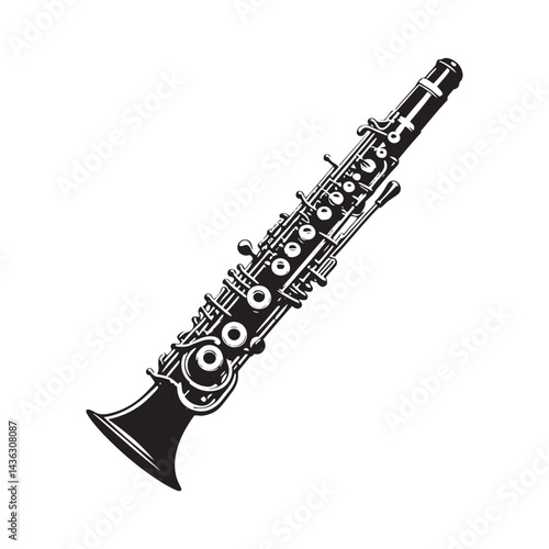 Deep Voices of Woodwind: A Captivating Collection of Bassoon Vector Silhouettes Showcasing the Unique Shape, Rich Tones, and Classical Charm of This Timeless Musical Instrument.