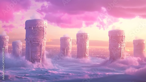 Obraz na płótnie Fantasy world w salonie
