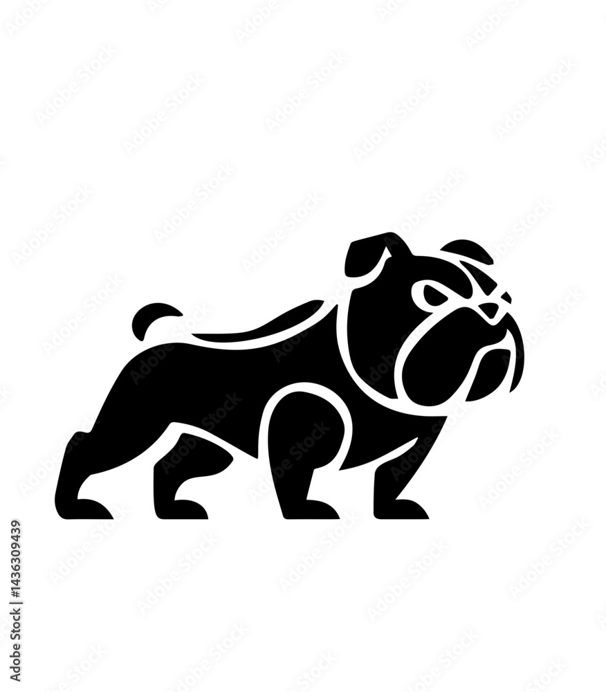 Fototapeta premium vector illustration of a dog