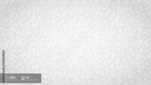 abstract geometric line art pattern on white background