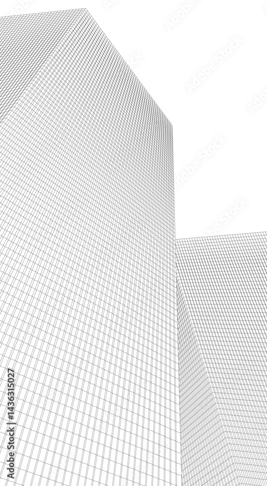 Architecture building. Design 3d background Architecture building. Design 3d background