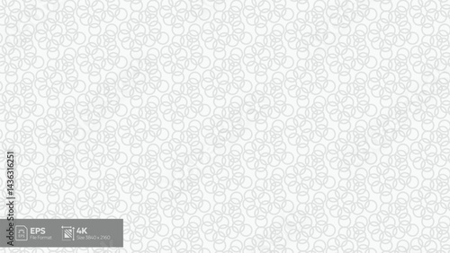 abstract geometric line art pattern on white background