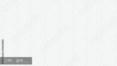 abstract geometric line art pattern on white background