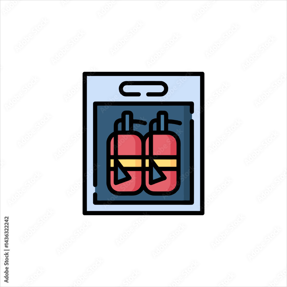 Obraz premium fire extinguisher sign