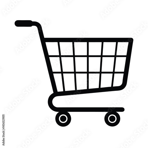 Side View of an Airplane Vector Illustration