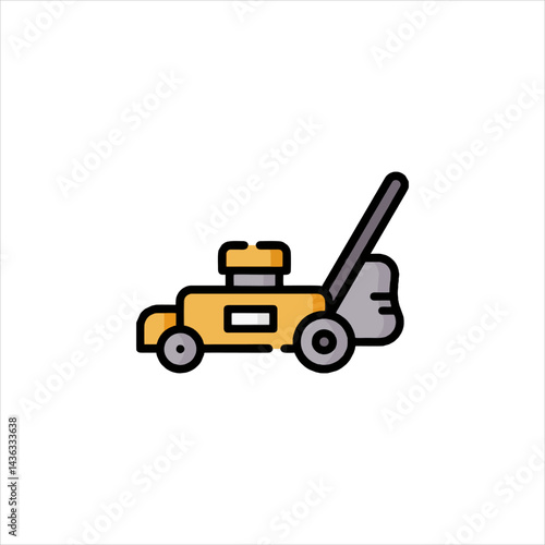 yellow tractor icon