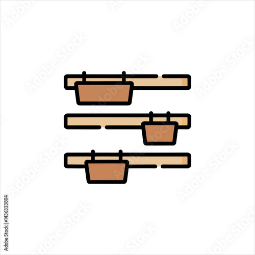set of wooden signs