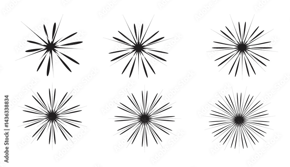 set of abstract vector icons set of abstract vector icons