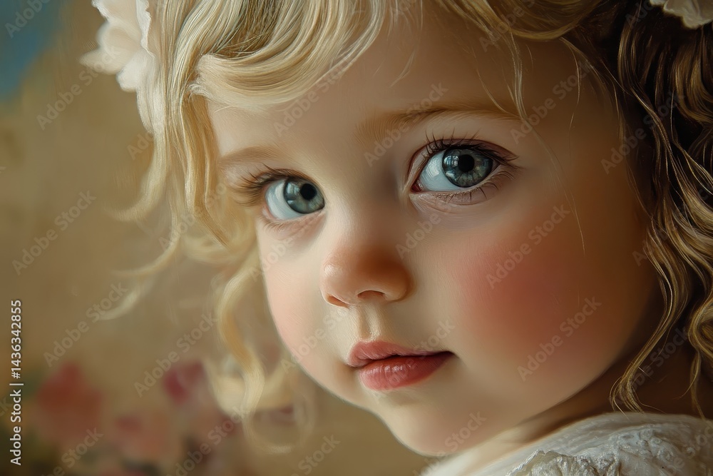 portrait of a little child portrait of a little child