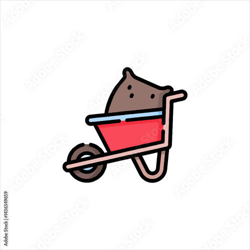baby carriage vector