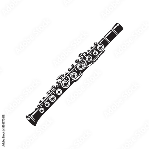 Graceful Melodies: A Beautiful Collection of Flute Vector Silhouettes Celebrating the Sleek Shape, Elegant Sound, and Timeless Beauty of This Classic Woodwind Instrument.