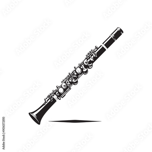 Graceful Melodies: A Beautiful Collection of Flute Vector Silhouettes Celebrating the Sleek Shape, Elegant Sound, and Timeless Beauty of This Classic Woodwind Instrument.
