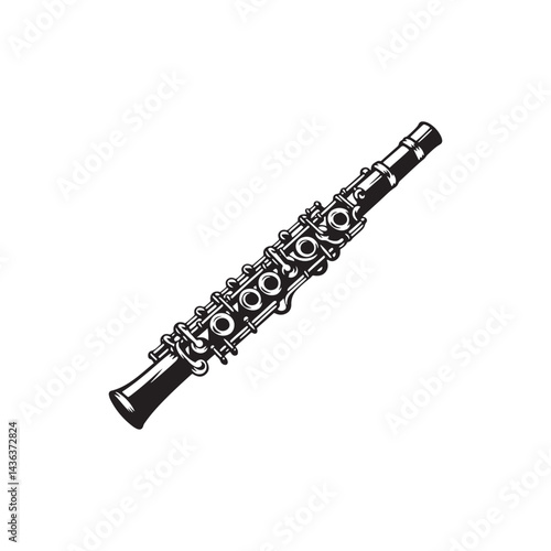 Graceful Melodies: A Beautiful Collection of Flute Vector Silhouettes Celebrating the Sleek Shape, Elegant Sound, and Timeless Beauty of This Classic Woodwind Instrument.