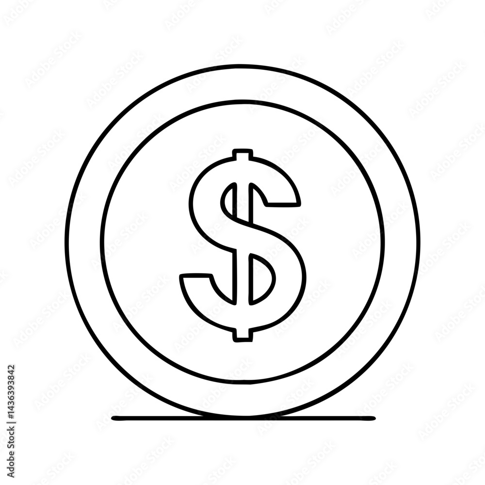 currency symbol icon, currency symbol line art - simple line art of currency symbol, perfect for currency symbol logos and icons currency symbol icon, currency symbol line art - simple line art of currency symbol, perfect for currency symbol logos and icons