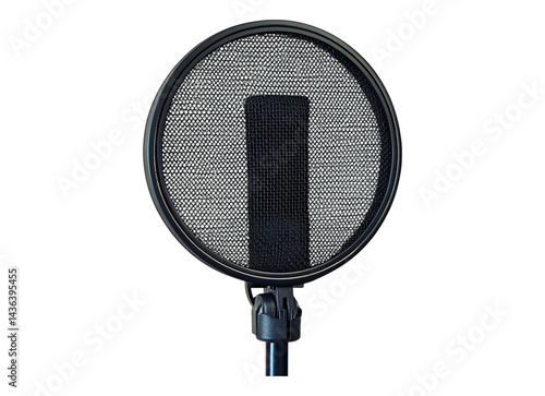 Microphone pop filter
