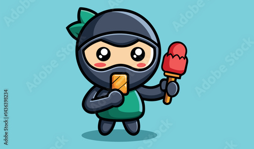 cartoon ninja character