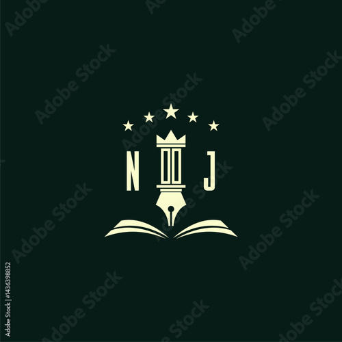 initials design modern legal attorney law firm lawyer advocate consultancy business logo vector
