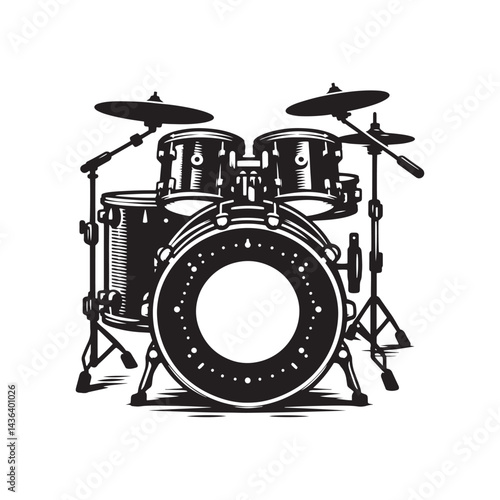 Rhythmic Precision: A Dynamic Collection of Snare Drum Vector Silhouettes Celebrating the Bold Shape, Crisp Sound, and Essential Role of This Iconic Percussion Instrument.