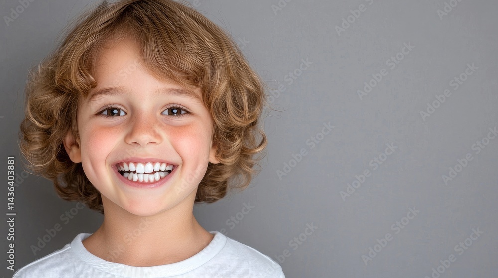 Smiling child with healthy teeth Smiling child with healthy teeth