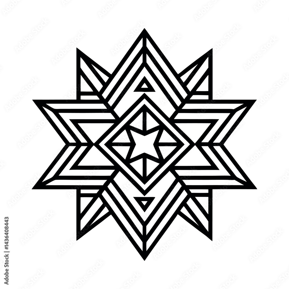 seamless aztec geometric design on white seamless aztec geometric design on white