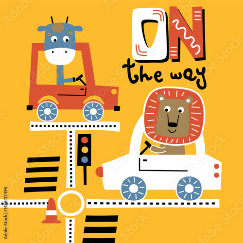 Whimsical animal adding humor to kids’ playtime