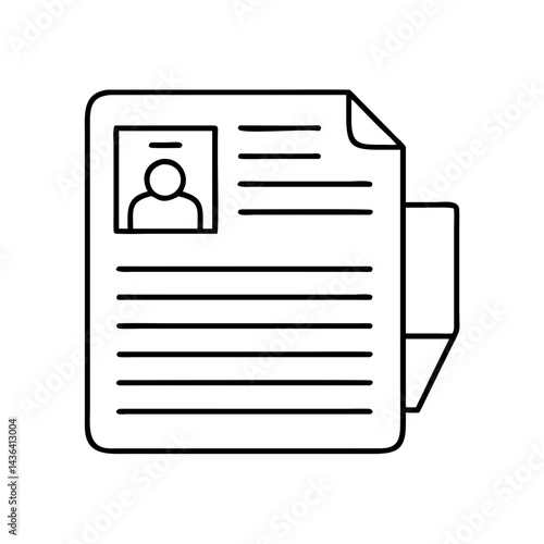 press release icon, press release line art - simple line art of press release, perfect for press release logos and icons