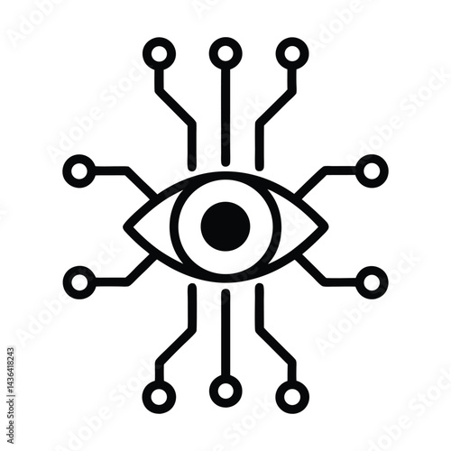 Digital Eye Technology and Vision in a Futuristic Concept