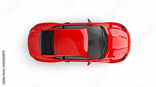 Aerial View of Cars: Modern Cityscape with Traffic and Vehicles Illustration