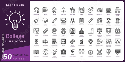 50 set_line icon_light bulb