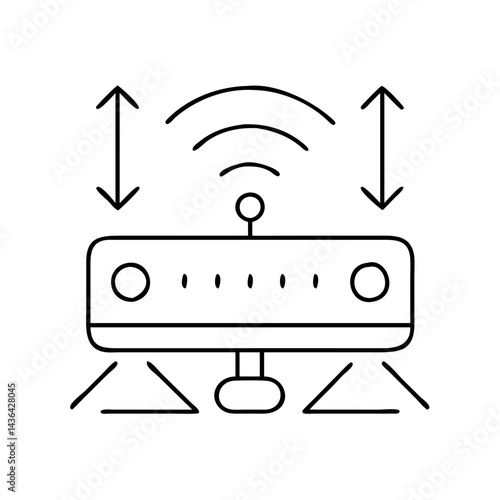 wan icon, wan line art - simple line art of wan, perfect for wan logos and icons